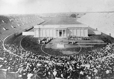 Stadion, Harvard Egyetem, Cambridge, Massachusetts, USA, XX. század eleje alkotó: Unbekannt