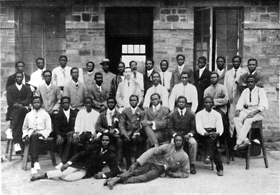 A nyugat-afrikai kormány nyomdai osztályának munkatársai, 1909. alkotó: Unbekannt