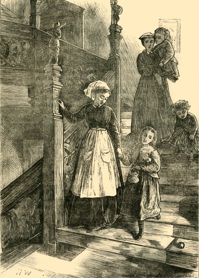 A Cromwell-ház lépcsőháza, 1876, c1876. alkotó: Unbekannt