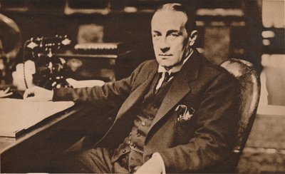 Stanley Baldwin, az Egyesült Királyság újonnan megválasztott miniszterelnöke, 1923. május 1935. alkotó: Unbekannt
