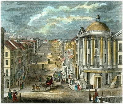 State Street, Albany, New York, USA, 1835 alkotó: Unbekannt