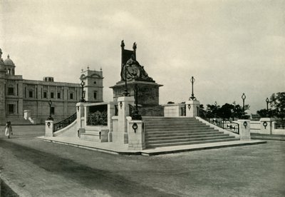 Viktória királynő szobra a Victoria Memorial Hall előtt, 1925. alkotó: Unbekannt
