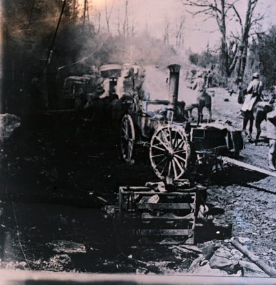 Gőzmozdony, c1914-c1918 alkotó: Unbekannt