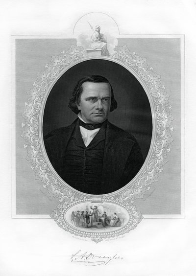 Stephen A Douglas amerikai politikus, 1862-1867 alkotó: Unbekannt