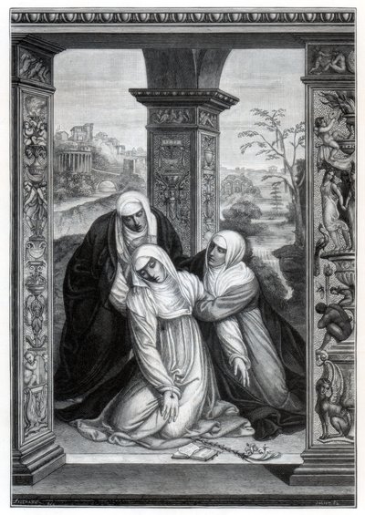 Sienai Szent Katalin megbélyegzése, 1870 alkotó: Unbekannt