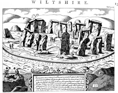 Stonehenge, Wiltshire, 18. század alkotó: Unbekannt