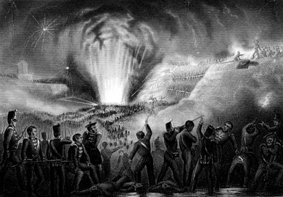 A spanyolországi Badajoz megtámadása, félszigeti háború, 1812. április 6 alkotó: Unbekannt