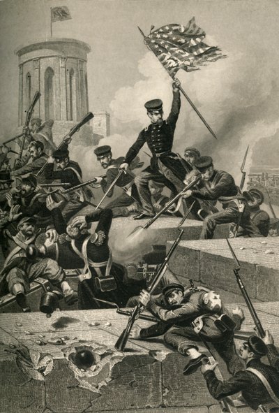 Chapultepec megrohanása, 1878. alkotó: Unbekannt