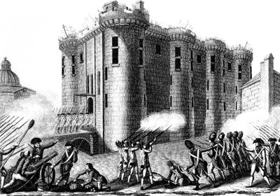 A párizsiak megrohanták a Bastille-t a gránátos gárda vezetésével, 1789. július 14., 1804. alkotó: Unbekannt