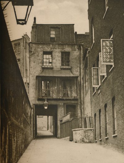 A Strand Lane és a római fürdő bejárata, 1935. alkotó: Unbekannt
