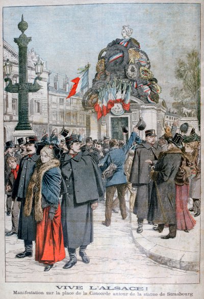 Strasbourg-szobor, Place de la Concorde, Párizs, 1904 alkotó: Unbekannt