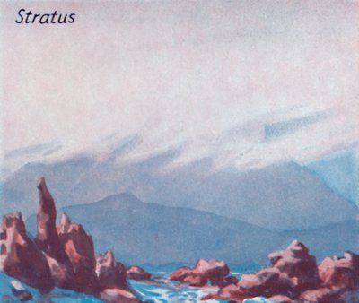 Stratus – A fő felhőformák egy tucatja az égen, 1935 alkotó: Unbekannt