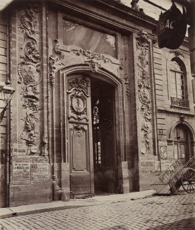 Utca Dijonban, 1870 előtt. alkotó: Unbekannt