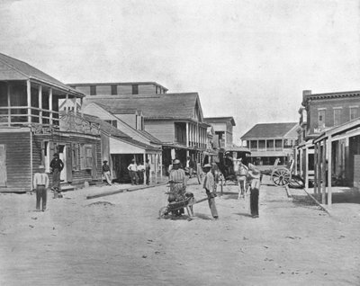 Street in Key West, Florida, USA, 1900. alkotó: Unbekannt