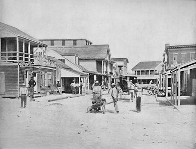 Street, Key West, Florida, 1897. alkotó: Unbekannt