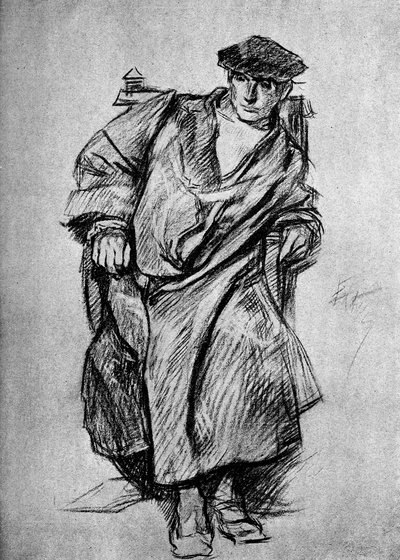 Study for Gown, VIII. Henrik udvara, 1899 alkotó: Unbekannt