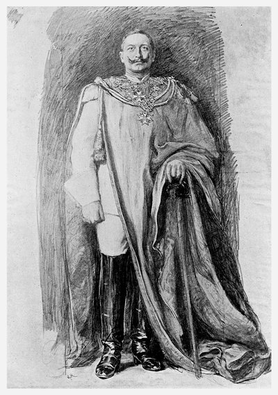 Tanulmány II. Vilmos német császár zománcozott portréjához, 1901 alkotó: Unbekannt