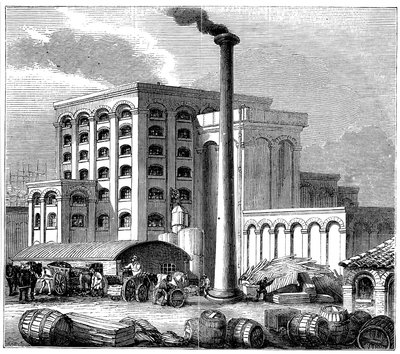 Cukorfinomító, Southampton, Anglia, amely 1851-ben nyílt meg alkotó: Unbekannt