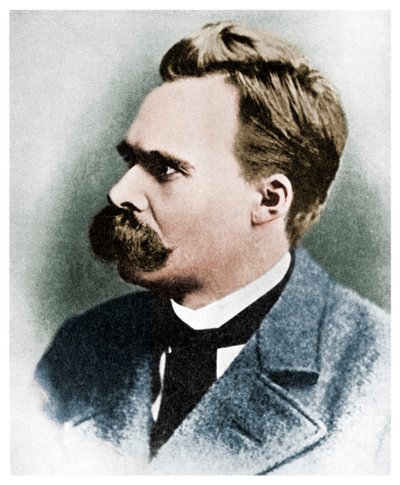 Superman: Friedrich Nietzsche, német filozófus, XIX. század, 1956 alkotó: Unbekannt
