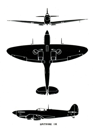 Supermarine Spitfire Mk IX, 1941 alkotó: Unbekannt