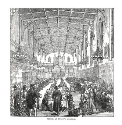 Vacsora a Christs Kórházban, 1878 alkotó: Unbekannt