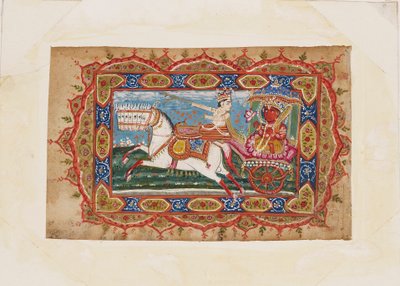 Surya, a Napisten, hét lóval vontatta szekéren, 19. század eleje alkotó: Unbekannt