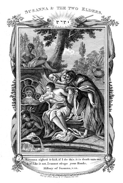 Susanna és a két vén, c1804 alkotó: Unbekannt