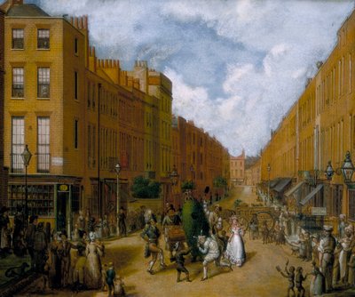 „Sweeps” Day in Upper Lisson Street, Paddington, 1830-as évek végén alkotó: Unbekannt
