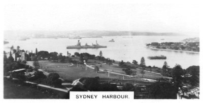 Sydney kikötő, Ausztrália, 1928 alkotó: Unbekannt