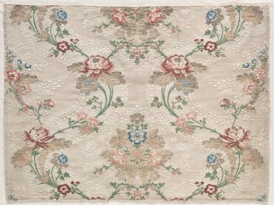 Taft-töredék, c. 1730. alkotó: Unbekannt