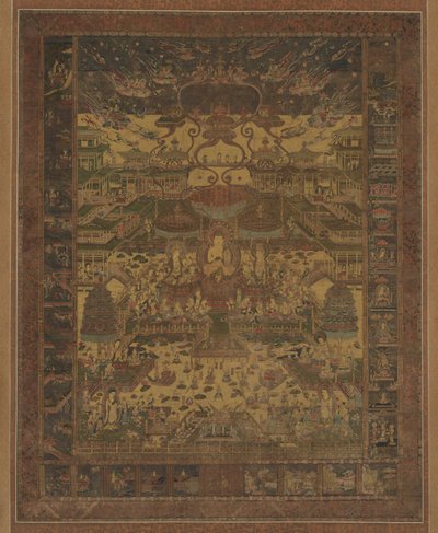 Taima Mandala, 14. század. alkotó: Unbekannt