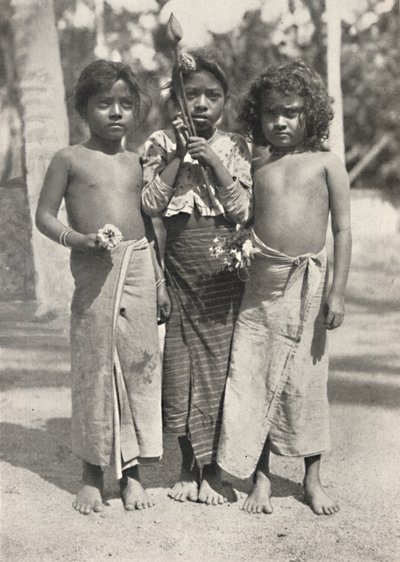 Tamulenkinder, 1926 alkotó: Unbekannt