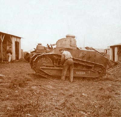 Tartálykarbantartás, c1914-c1918 alkotó: Unbekannt