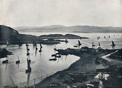 Tarbert - Halászhajók indulnak ki, 1895 alkotó: Unbekannt