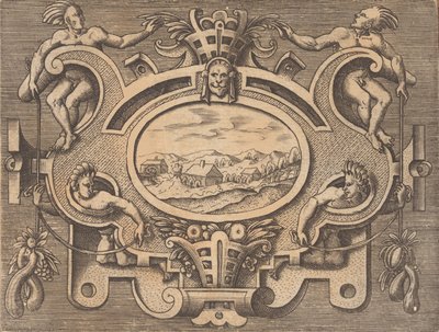 Különféle és szeszélyes találmányok plakettek és egyéb dísztárgyak Kartuszok és egyéb dísztárgyak o ..., 1773. alkotó: Unbekannt