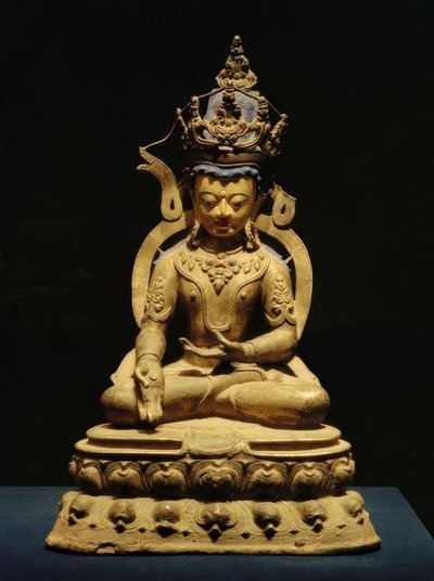 Tathagata Ratnasambhava / Skulptur, 1300 n. Chr. alkotó: Unbekannt