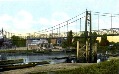 Teddington híd, London, XX. század alkotó: Unbekannt