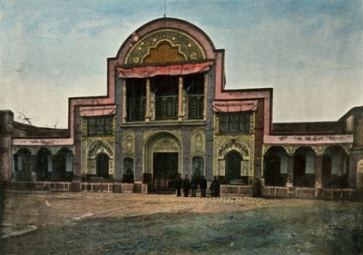 Teherán. Porte Du Palais Du Schah, a sah palota kapuja - Teherán, 1900. alkotó: Unbekannt