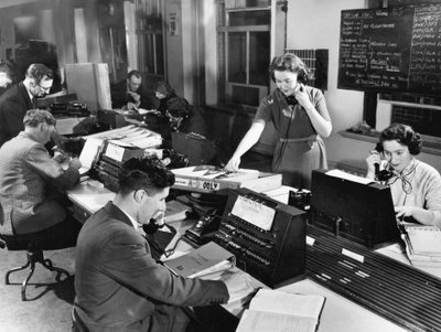Telefonközpont, 1956 alkotó: Unbekannt