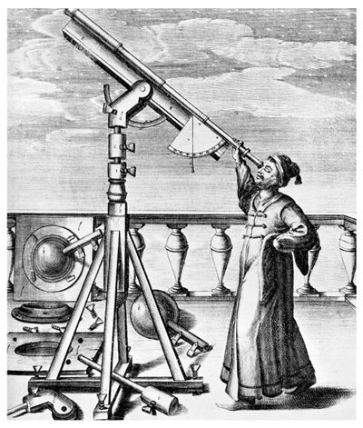 Teleszkóp a Selenographia-ból, 1647 1956 alkotó: Unbekannt