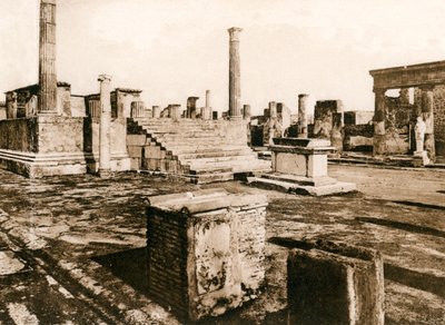 Jupiter temploma, Pompei, Olaszország, 1900-as évek alkotó: Unbekannt