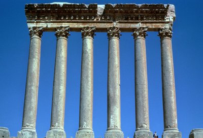 Héliópolita Zeusz temploma, Baalbek, Libanon, i.sz. 10-249 alkotó: Unbekannt