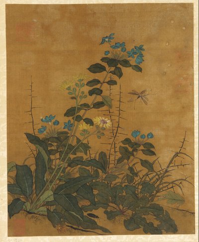 Tíz kép virágokról, gyümölcsökről és madarakról, Ming-dinasztia, 1368-1644. alkotó: Unbekannt