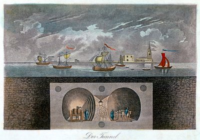 Temze alagút, c1830 alkotó: Unbekannt
