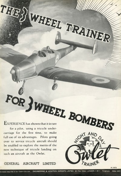 A 3 Wheel Trainer 3 Wheel Bombers, 1941. alkotó: Unbekannt