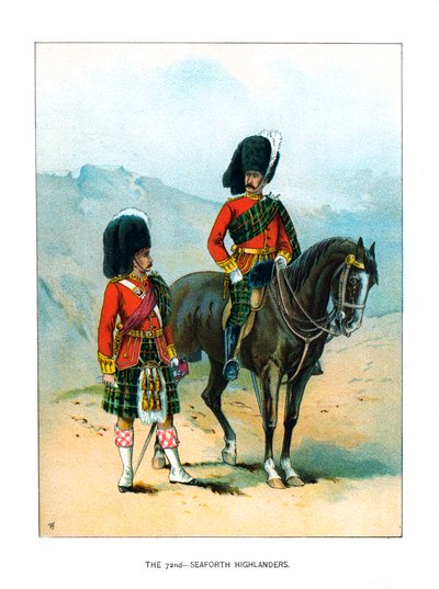 A 72. Seaforth Highlanders, 1890 alkotó: Unbekannt
