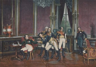 Lemondás, Fontainebleau, 1814. április 6., 1896 alkotó: Unbekannt