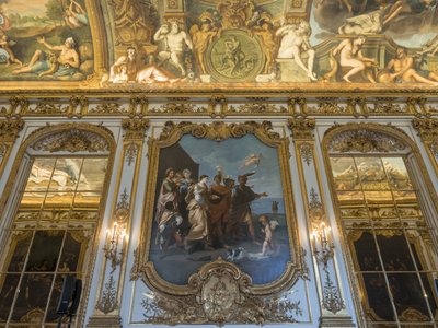 Helene elrablása Párizsban, másolata a Louvre-i műhelyektől alkotó: Unbekannt