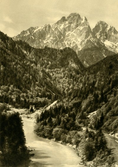 The Admonter Reichenstein, Gesäuse Nemzeti Park, Stájerország, Ausztria, 1935. alkotó: Unbekannt