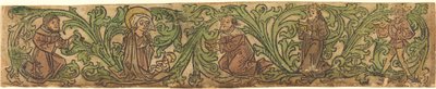 A mágusok imádása határban játszódik, c. 1480. alkotó: Unbekannt